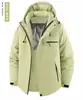 Chaqueta cálida engrosada con forro de polar de grafeno para hombres y mujeres, ropa de montañismo para exteriores, abrigo a prueba de viento e impermeable