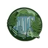 Adesivos Magnéticos de Metal para Geladeira Estilo Chinês Atrações Turísticas da Cidade Adesivos Magnéticos de Memória Presentes de Formatura Adesivos de Geladeira de Liga de Zinco Pintado