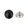 Liga de Titânio F136 0,9x 4mm Pedra Natural Olho de Tigre Joia para Piercing Stud de Lábio Stud de Orelha Stud de Língua Piercing