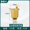 Válvula Baizhan Válvula de Purga Automática de Cobre para Calentadores Solares de Agua, Radiadores, Tuberías de Agua, Calefacción por Suelo Radiante y Calderas de Pared