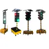 Semáforos Móviles Personalizados Solares para Uso Temporal de Emergencia, Adecuados para Escuelas, Escuelas de Manejo y Sitios de Construcción