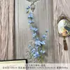 Andorinha Voadora de 3 Pétalas Sem Folhas, Flores Artificiais Falsas para Casamento, Flores Artificiais de Seda, Enfeites Prontos, Flores Decorativas para Sala de Estar Atacado