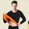 Ropa interior térmica personalizada de terciopelo dorado, traje térmico a prueba de frío para otoño e invierno, ropa de otoño y pantalones largos con forro polar y engrosados para almacenamiento de calor, un juego completo