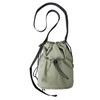 Estilo japonês Nylon Crossbody Bolsa Mini Cordão Balde Bolsa Leve Casual Ins Estilo Ombro Crossbody Esportes Celular Bolsa