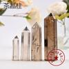 Pilar de Cristal Natural Hexagonal de un Solo Punto de Venta Caliente Transfronterizo Gema Feng Shui Pilar de Cristal Pulido de Piedra Bruta Fabricante Venta al por Mayor