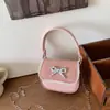 Bolsas Infantis 2026 Carteira de Ano Novo Estilo Ocidental Menina Bebê Mão Envelope Vermelho Bolsa Transversal Fofa de Menininha