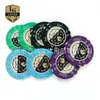 Ficha de poker Texas Hold'em ficha de mahjong ficha de plástico jogo de ficha moeda de jogo fábrica de moedas integral venda direta