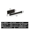 Portarrollos de Papel de Cocina de Acero Inoxidable Transfronterizo, Estante para Rollos de Papel de Cocina, Portarrollos de Papel Higiénico para Baño, Barra para Toallas, Estante para Joyas, Uso Doméstico sin Taladro