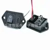 Interruptor basculante negro, enchufe dos en uno CC de dos pines y dos posiciones, conector hembra Tipo-C con cable, 2P certificado CE