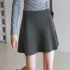 Falda Midi de Punto de Lana de Estilo Coreano Versátil de Cintura Alta Acampanada Adelgazante para Mujer Tendencia Otoño/Invierno 2026