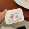 Lindos Aretes de Hongo Dopamina de Colores para Mujer, Nuevos Populares 2025, Aretes de Diseño Único de Nicho