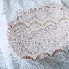 Tela de encaje Flores Cortadas Delgada Suave Moda Vestido de Boda Cortina Tela de Fondo Accesorios Hecho a Mano DIY Tela