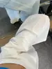 Pantalones Largos de Pierna Ancha de Cintura Alta Finos Estilo Coreano Chanlan para Mujer, Caídos, Plisados, Versátiles, Deportivos, Adelgazantes, de Pierna Recta