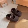 Zapatos de Algodón de Terciopelo para Niñas 2026 Otoño/Invierno Nuevo Estilo Coreano Versátil para Bebé Zapatos de Algodón de Suela Suave con Plus de Terciopelo Zapatos de Princesa para Niña