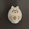 Ímã de Geladeira Gato Fofo Estilo Japonês Ins Alto Valor Magnético 3D Pão Assando Bolo Decoração de Cozinha Metabo