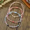 Pulseiras de Miçangas de Arroz Estilo Europeu e Americano para Mulheres, Pulseiras de Cristal Multicamadas com Contas Redondas Estilo Boêmio Atacado