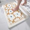 Alfombras de Piso para Baño, Alfombras Absorbentes para Puerta de Baño, Alfombras para Pies de Secado Rápido para Entrada de Puerta, Alfombras Antideslizantes para Inodoro, Tapetes para Inodoro