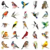 50 Pegatinas de Pájaros, Animales Lindos de Dibujos Animados, Gorriones y Golondrinas, Decoración de Funda de Teléfono Móvil, Pegatinas para Cuaderno, Pegatinas Adhesivas