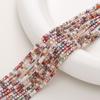 Miçangas Quadradas de Cristal Coloridas Sortidas Facetadas de 2mm Acessórios DIY Miçangas para Pulseira Brincos Colar Miçangas Soltas Miçangas Facetadas