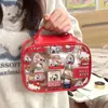 Bolsa de Maquillaje Transparente de PVC Nueva Dibujos Animados Portátil Gran Capacidad Impermeable Bolsa de Almacenamiento para Cuidado de la Piel Neceser Estilo Japonés Portátil