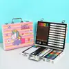 Set Chiyuan de 175 Piezas Caja de Regalo de Madera Set de Pinceles Pincel de Pintura Artística Caja de Regalo con Cuaderno Caja de Herramientas de Arte