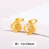 Pingentes de Liga 18K de Alta Qualidade, Preservadores de Cor, em Vários Estilos, Pequenos Acessórios para Joias DIY, Atacado do Fabricante
