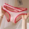 Ropa interior de dopamina para niña, dulce deseo puro, bragas de algodón con entrepierna para mujer, pantalones cortos sexis con cordones para niña
