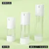 Botella Transparente al Vacío Personalizada de 15-50ml como Botella Dispensadora Cosmética Set de Viaje Botella de Plástico Botella para Esencia Loción