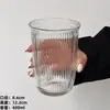 Taza de Vidrio Grueso Estilo Cafetería Casera de Alta Calidad Taza de Café Taza para Bebidas Frías Taza Simple para Agua