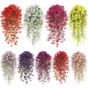 Amazon Cross-Border Ipomeia Artificial Eucalipto Flor Trombeta Videira Pendurada na Parede Jardim Pátio Flor Artificial Videira Decorativa