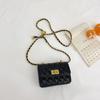 Bolsa de Moda para Padres e Hijos Estilo Occidental Estilo Chanel Bolso Cruzado con Cadena Accesorios de Verano para Niñas Bolso Cuadrado Pequeño Billetera
