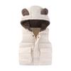 Chaleco con capucha para niños, ropa exterior gruesa para niños, chaleco cálido para bebés, chaleco con forro polar para niñas, lindo chaleco para bebés.