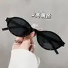 Gafas de Sol de Moda Ovaladas Estilo Retro Transfronterizas 2025 Gafas de Sol Decorativas Metálicas Cuadradas Elegantes Europeas y Americanas para Mujer