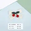 Patch de tecido de desenho animado direto da fábrica, laço, acessórios para roupas, patch de laço de poliéster, joias DIY em estoque
