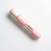 Set de Pinceles de Maquillaje Seis en Uno, Pincel para Base, Pincel para Rubor, Pincel para Sombra de Ojos, Pincel de Maquillaje Multifuncional Retráctil y Portátil con Cubierta