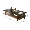 Mesa de Centro para Sala de Estar, Oficina en Casa, Uso Comercial, Apartamento Pequeño, Moderna Simple Transparente Nórdica Lujo Ligero Creativa Vidrio Templado