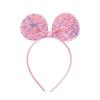 Diadema Infantil de Venta Caliente Transfronteriza Diadema de Lentejuelas Color Corona de Fiesta de Cumpleaños Accesorios para el Cabello de Mickey Lindos Accesorios para el Cabello de Bebé