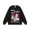 Camiseta de Manga Corta con Estampado de Dibujos Animados Hip Hop Americano Callejero Lavado Viejo para Hombre Marca de Moda Holgada Casual Combinable Camiseta Básica