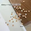 Decoraciones Brillantes para Uñas Color Champagne de Circonita, Mini Pedrería Plana, Pedrería para Uñas Mixta con Forma Marquesa, Al por Mayor