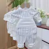 Pantalón Largo de Algodón Puro sin Huesos Otoño/Invierno para Bebé Clase A (Nuevo) 33004 Ropa de Casa Separada para Bebés con Protección para la Barriga de Cintura Alta