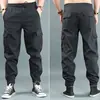 Calça de Trabalho Casual Americana de Primavera para Homens Marca da Moda Solta Tamanho Grande Calças Jogger Paraquedista Verão Finas de Secagem Rápida