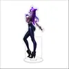 Periféricos de Juego League of Legends Soporte Acrílico de 16cm Adornos de Escritorio Lindos Bidimensionales Pequeños Regalos Creativos