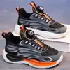 Zapatos para Niños 2026 Primavera/Verano Nuevos Zapatos Deportivos Transpirables de Malla para Niños Zapatos para Niños Grandes y Medianos Zapatos para Correr con Hebilla Giratoria