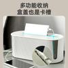Caja de Almacenamiento para Tablero de Conexión de Cable de Datos para Sala de Estar y Dormitorio, Gran Capacidad, a Prueba de Polvo, con Ranura para Tarjetas, Caja de Almacenamiento Multifuncional