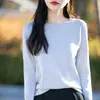 Suéter de Punto Moda 2026 Cuello Redondo para Mujer, Nuevo Jersey de Manga Larga Primavera y Otoño, Top Holgado y Versátil