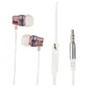Auriculares con cable de silicona y metal intrauditivos, auriculares Android con tapones para los oídos Mai Phone, conector redondo de 3,5 mm, auriculares con control directo por cable