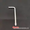 Llave de destornillador hexagonal cruzada, llave hexagonal en L individual de 4, 5, 6 mm, destornillador de llave de doble cabeza