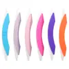 Lixa de Cerâmica Colorida para Unhas Ferramenta de Polimento para Manicure Tira de Pedra de Amolar Lixa para Esfregar a Unha Remover Pele Morta e Cutículas