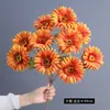 Flores Artificiales, Girasoles, Flores Gerberas, Decoración del Hogar, Flores Falsas, Exhibición en Salón Budista, Estilismo de Paisaje de Jardinería, Arreglo Floral