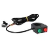 Interruptor de dos en uno para faro y bocina de coche eléctrico scooter plegable interruptor combinado de doble función